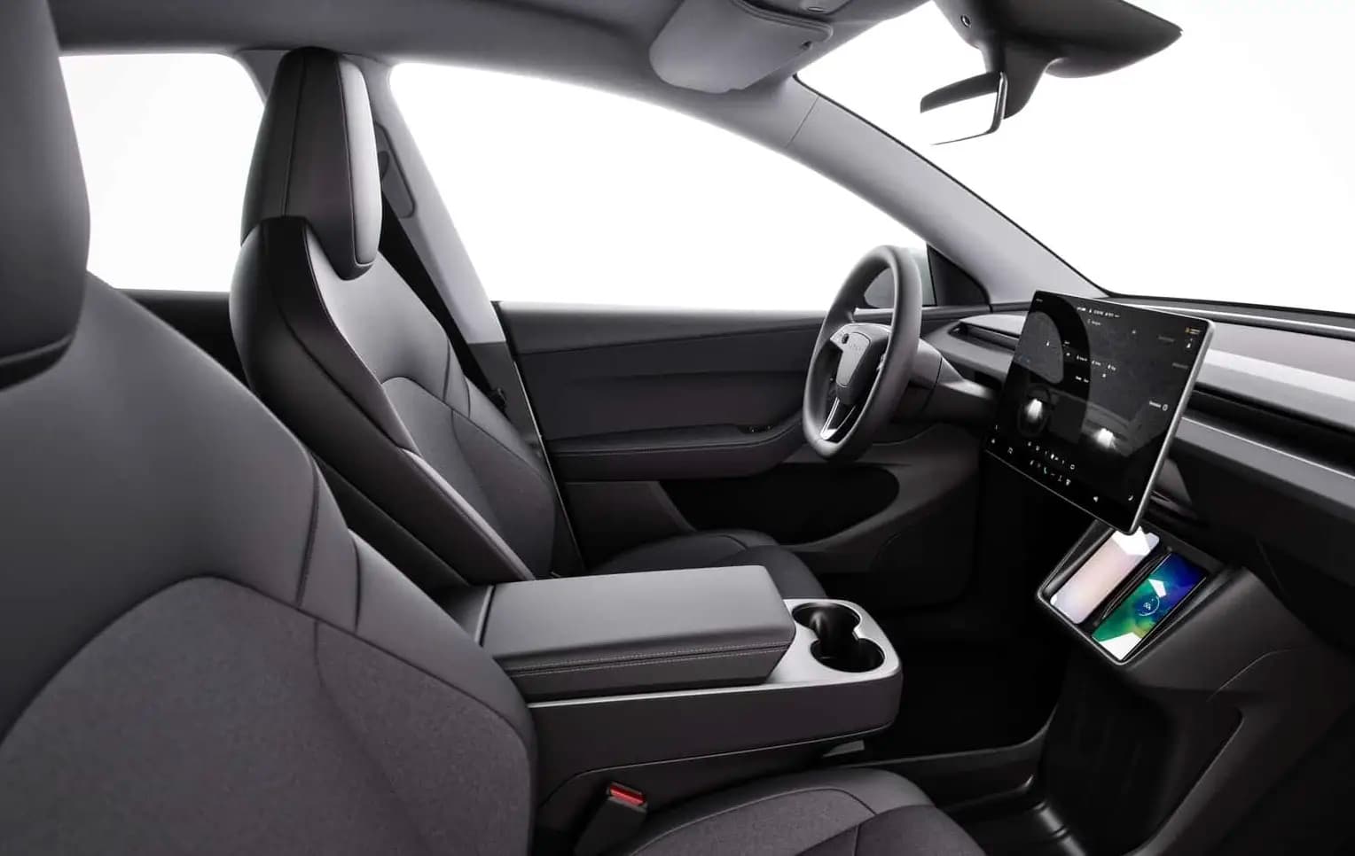 Tesla Model Y — habitacle avant